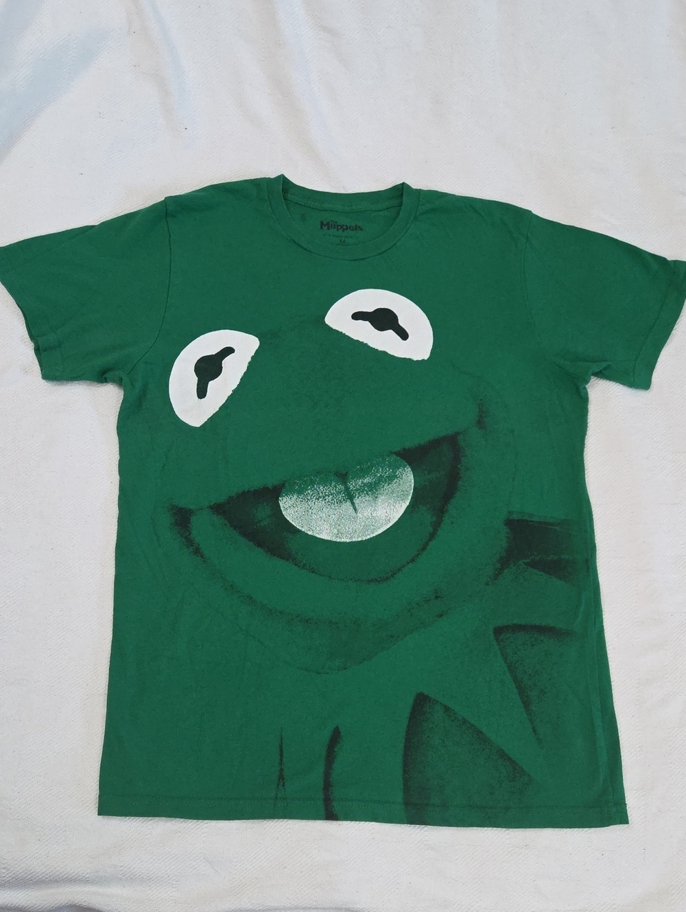 Muppets Kermit The Frog Big Face Graphic Tee (Size M)